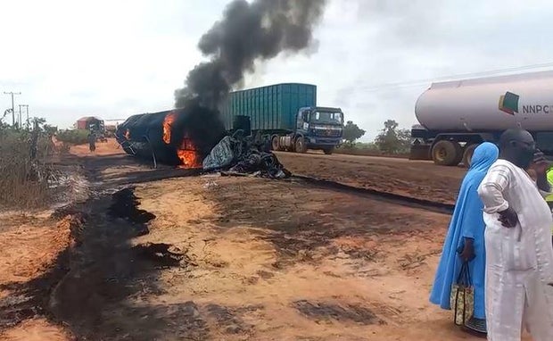Nigeria fuel tanker truck explosion kills more than 140 people