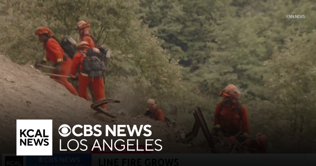 Line Fire continues to grow while firefighters continue intense battle ...