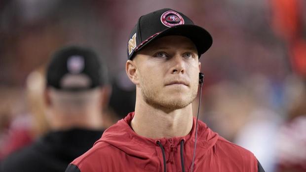 49ers running back Christian McCaffrey 