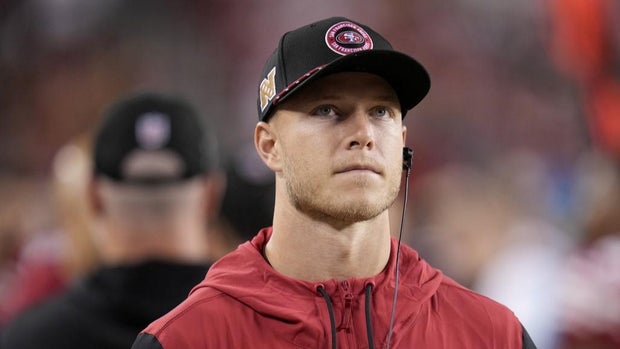 49ers running back Christian McCaffrey