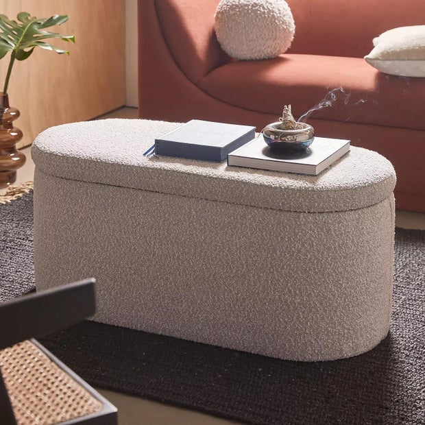 Urban Outfitters Shae boucle storage bench