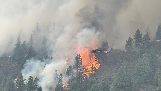 Davis Fire burning south of Reno 