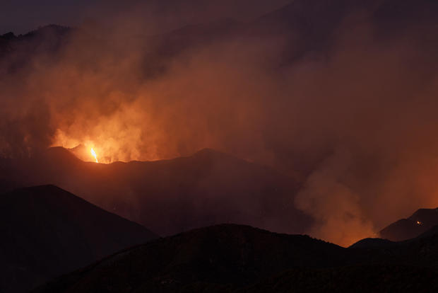 Bridge Fire Burns In Southern California 