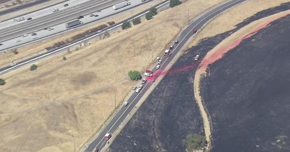 Vegetation fire burns 70 acres in Concord near Highway 4 - CBS San ...