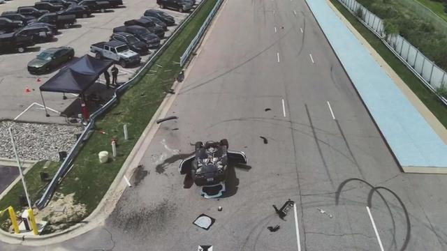 Families suing after children injured in race car crash at Michigan test track 