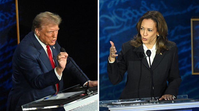 Former President Donald Trump and Vice President Kamala Harris at the presidential debate