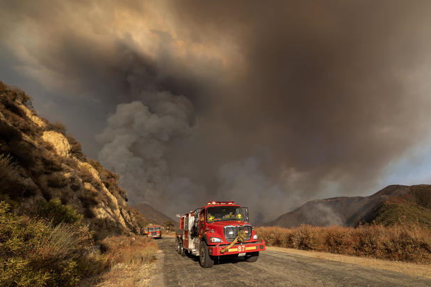 Bridge Fire Burns In Southern California 