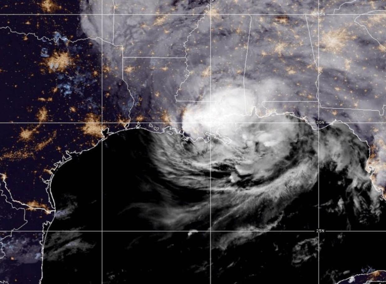 Maps show Tropical Storm Francine's path and forecast after making