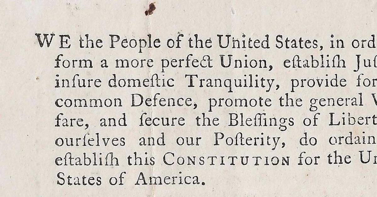 A rare copy of the U.S. Constitution laid forgotten inside a filing cabinet. Now, it could sell for millions at auction.