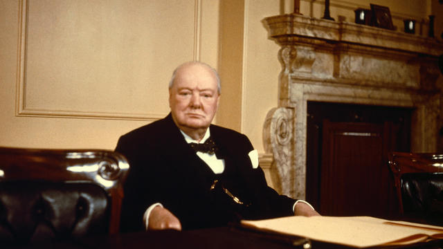 Winston Churchill portrait 