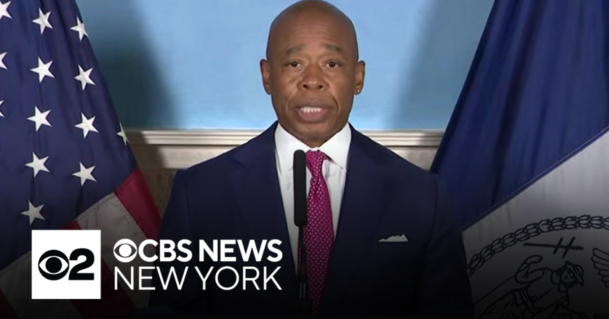 NYC Mayor Eric Adams announces resignation of Police Commissioner Edward Caban - CBS New York