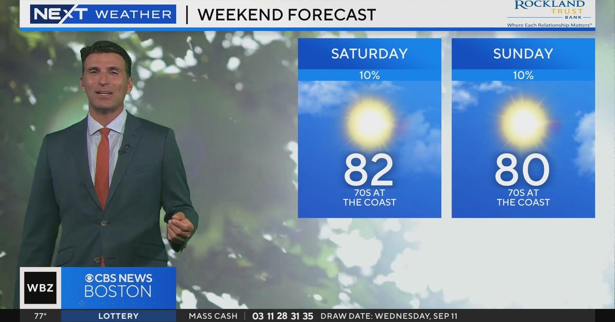 Next Weather WBZ Evening forecast for September 12, 2024 CBS Boston