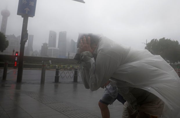 Typhoon Bebinca Makes Landfall In Shanghai