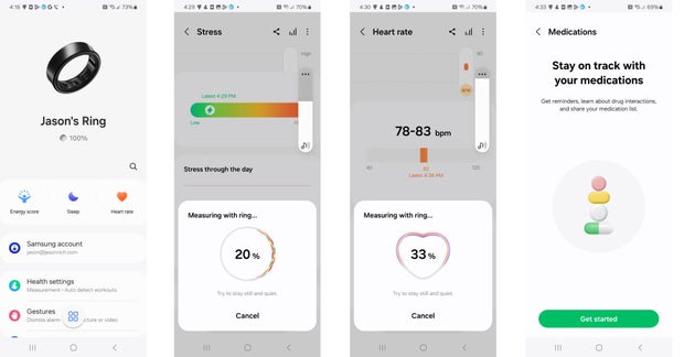 Samsung Galaxy Ring Screenshots