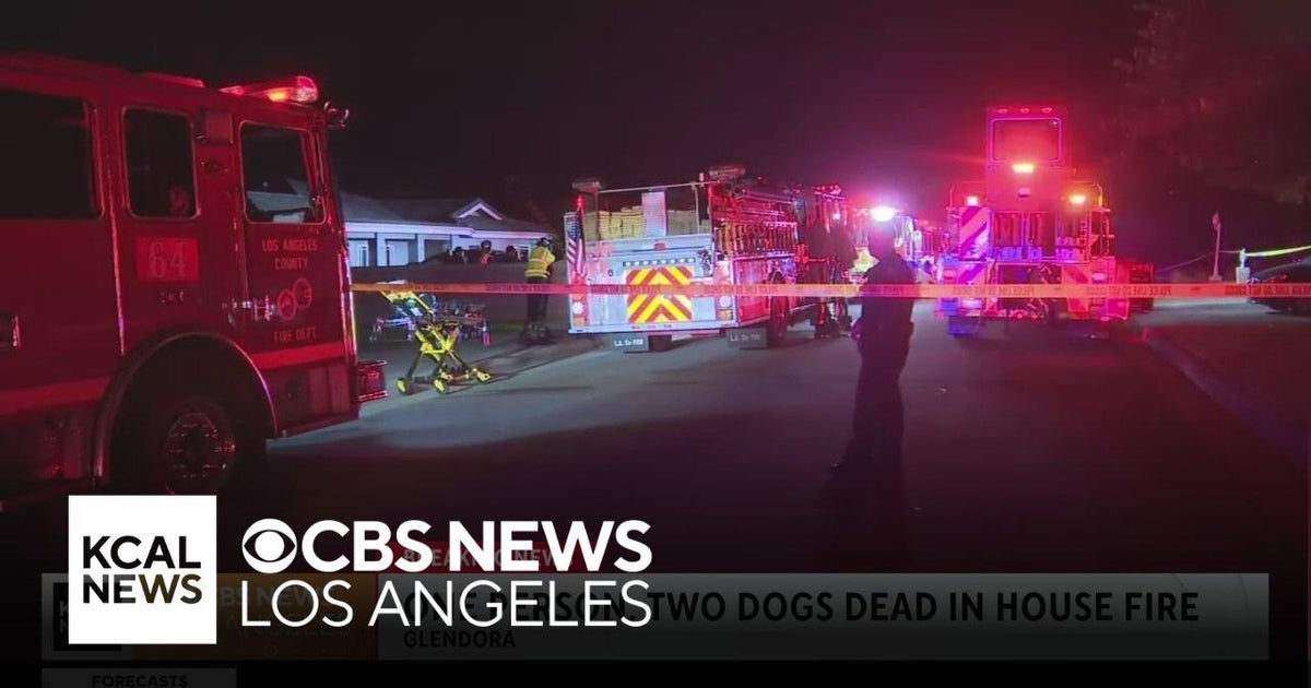 One person two dogs found dead in Glendora house fire - CBS Los Angeles