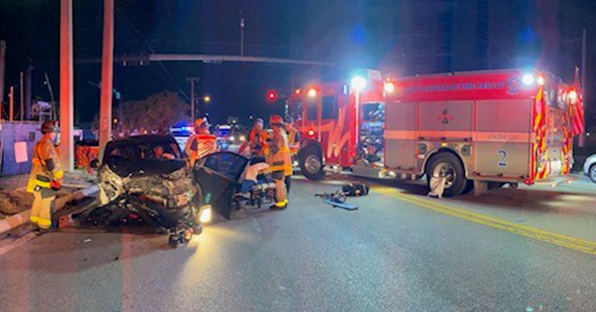 Man and woman rushed to hospital with serious injuries after Fort Lauderdale crash Man and woman rushed to hospital with serious injuries after Fort Lauderdale crash