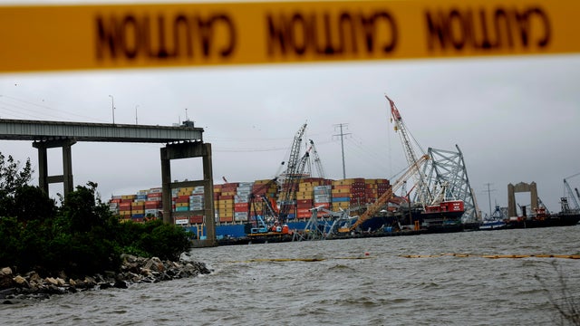 Site Of The Francis Scott Key Bridge Collapse In Baltimore