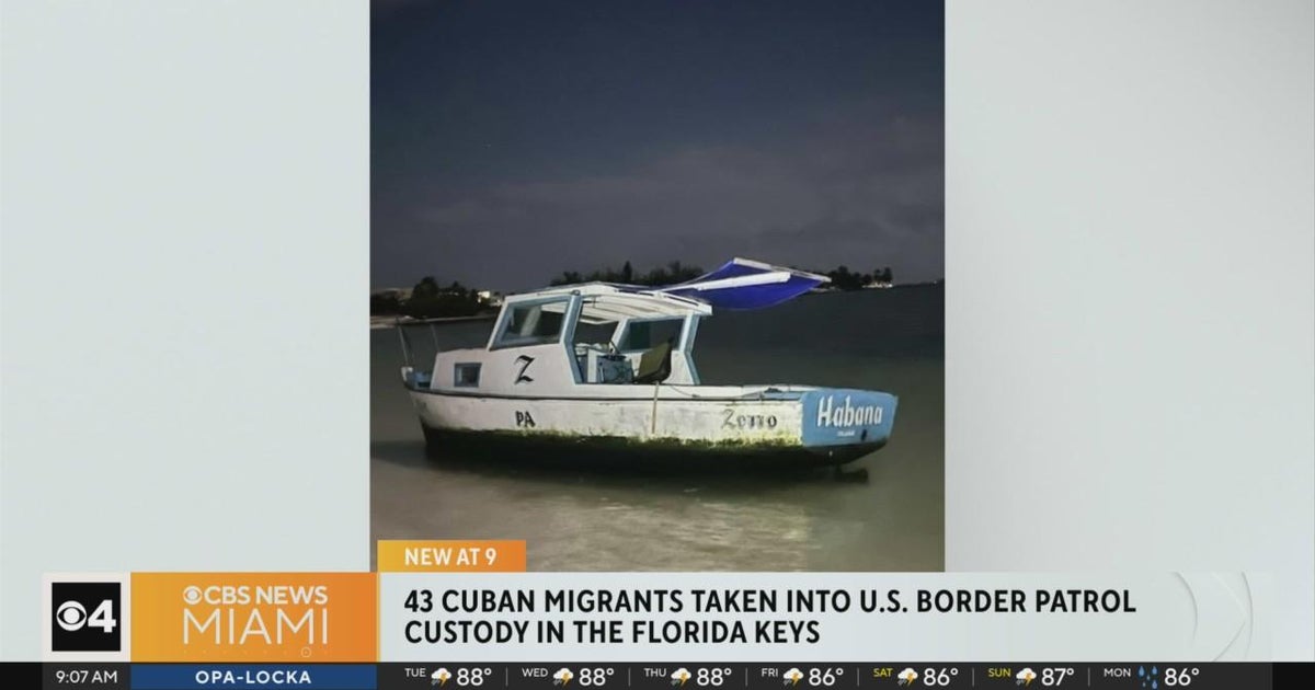 43 Cuban migrants picked up by U.S. Border Patrol in Florida Keys 43 Cuban migrants picked up by U.S. Border Patrol in Florida Keys