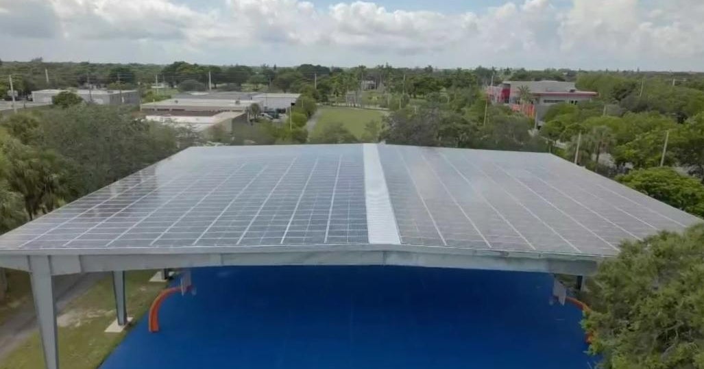 Large solar canopy unveiled at Reverend Samuel Delevoe Memorial Park