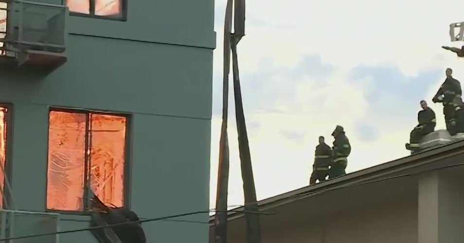 Old YMCA building in Stockton goes up in flames