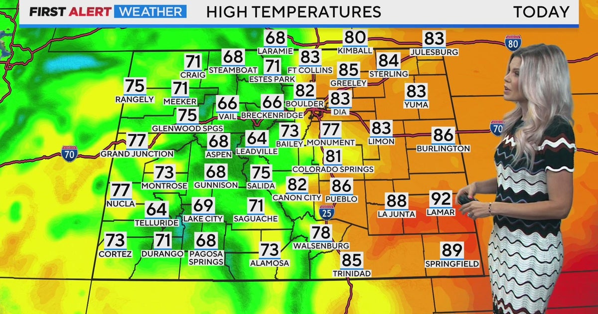 Mild Few Days Before Big Weekend Cool Down - CBS Colorado