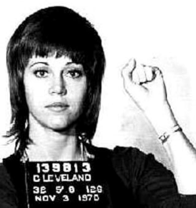 Jane Fonda Mugshot 