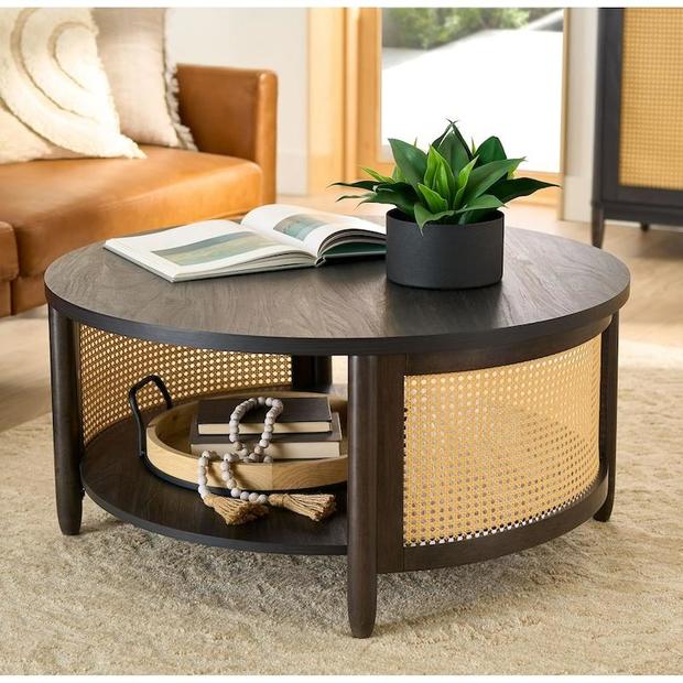 Better Homes & Gardens Springwood Caning Coffee Table 