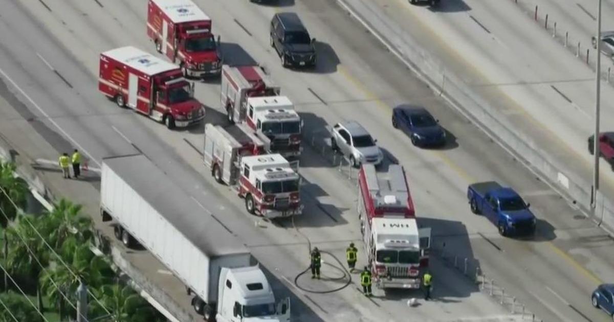 Fuel spill on I-95 causes major delays in Miami-Dade