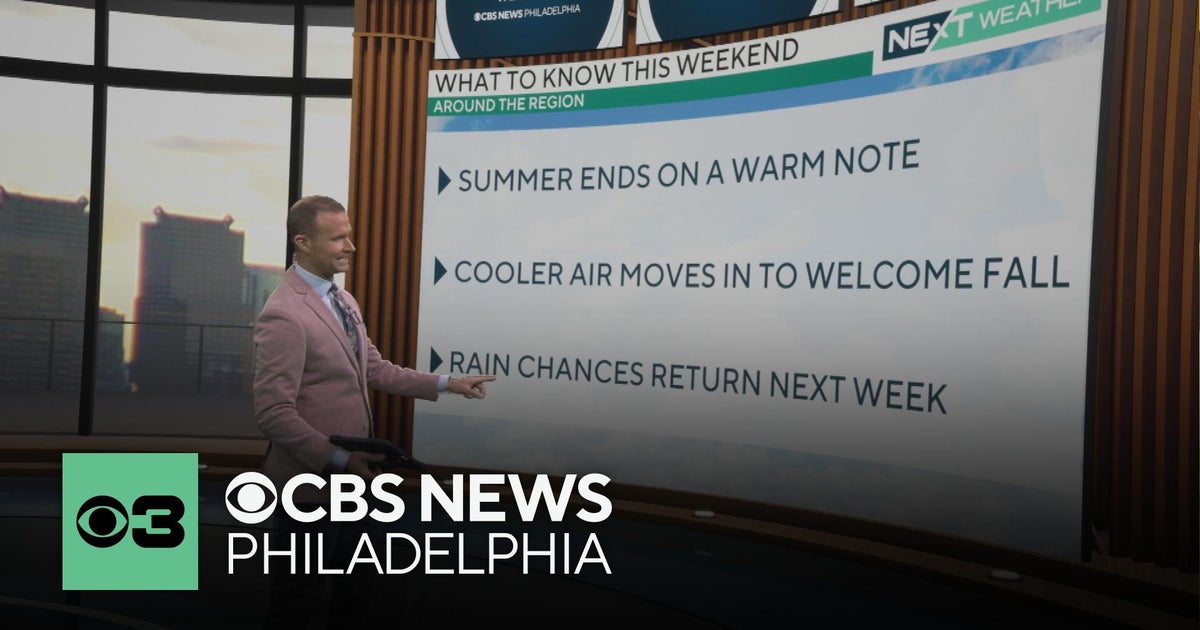 Last moments of summer in Philadelphia ends on a warm note - CBS ...