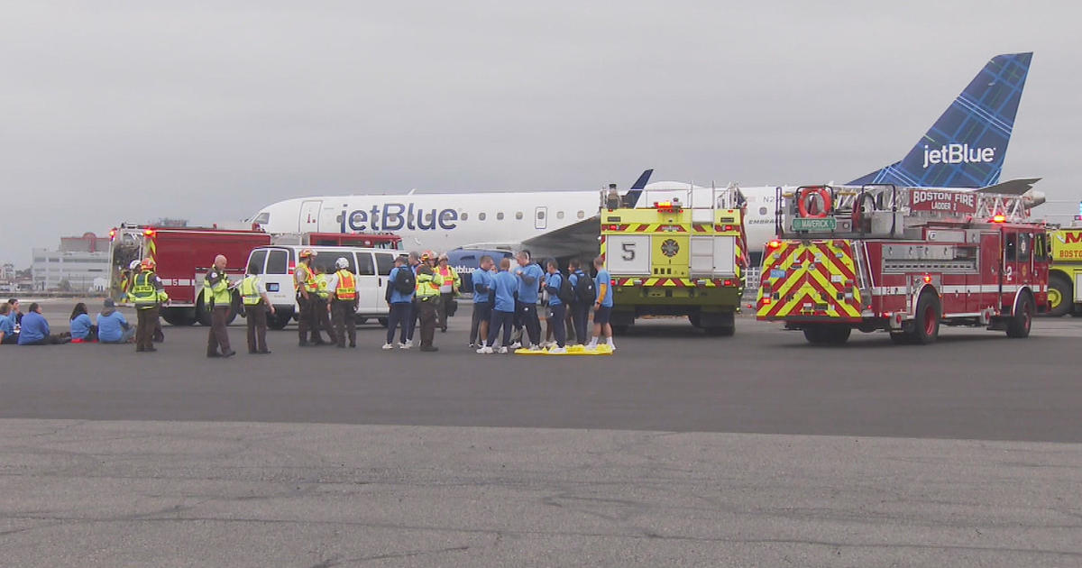 Exercise to simulate a plane crash held at Logan Airport