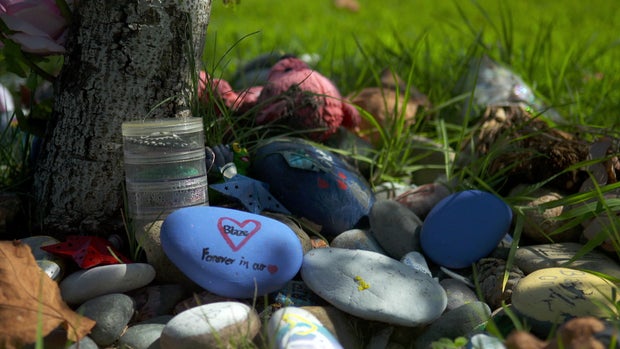 Blaze Bernstein tributes stones