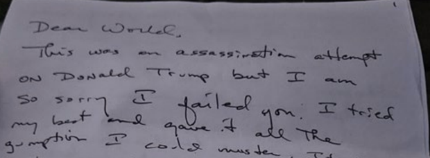 Excerpt from letter