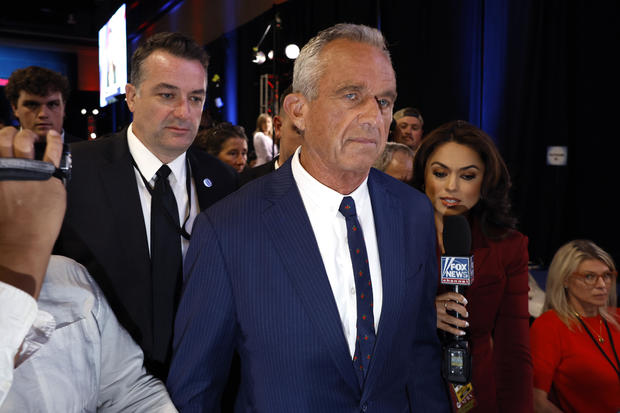 Robert F. Kennedy Jr. before the first presidential debate between former President Donald Trump and Vice President Kamala Harris on Sept. 10, 2024, in Philadelphia. 