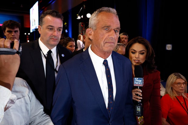 Robert F. Kennedy Jr. before the first presidential debate between former President Donald Trump and Vice President Kamala Harris on Sept. 10, 2024, in Philadelphia.