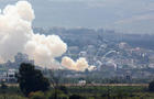 Smoke billows over southern Lebanon following Israeli strikes, as seen from Tyre, southern Lebanon 