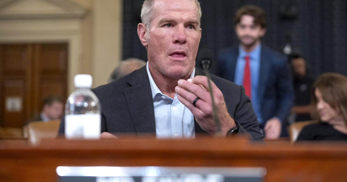 Brett Favre reveals he’s been diagnosed with Parkinson’s disease, testifying before U.S. Congress committee