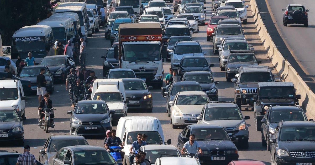 Massive evacuations in Lebanon, fears of Israeli ground operation CBS