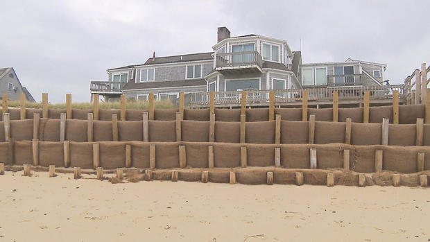 Sandwich beach erosion 