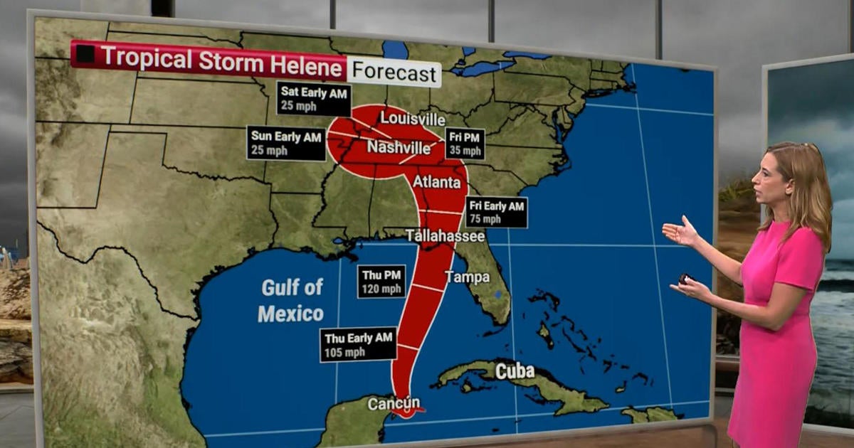 Florida is on alert as Tropical Storm Helene is expected to strengthen to Category 3 hurricane