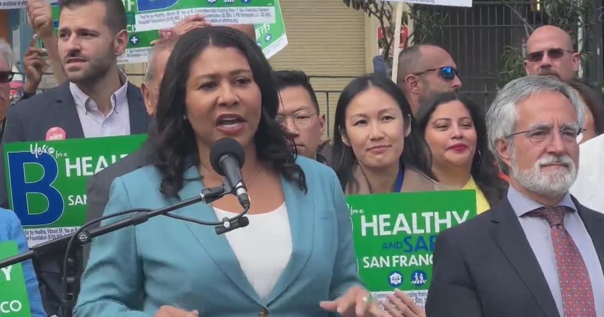 Rivals in SF mayor’s race voice support for Prop. B public health bond