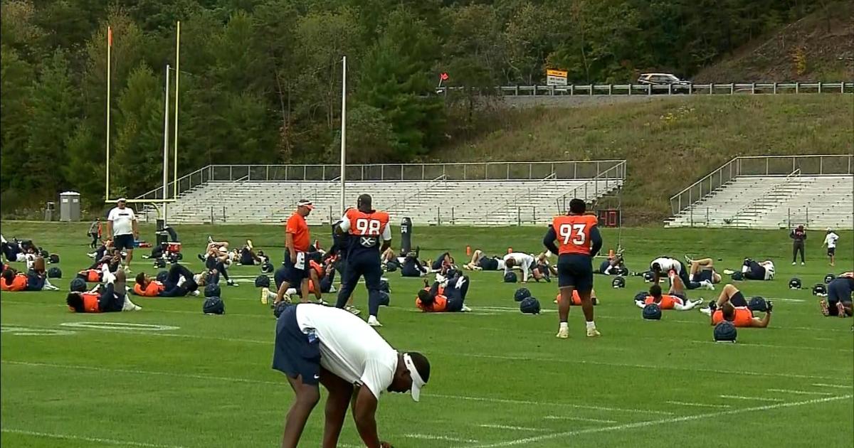 What are the Denver Broncos doing in West Virginia this week?