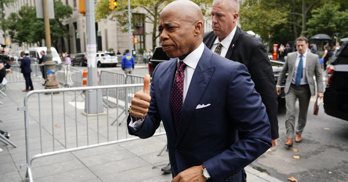 NYC Mayor Eric Adams arrives for arraignment on federal indictment