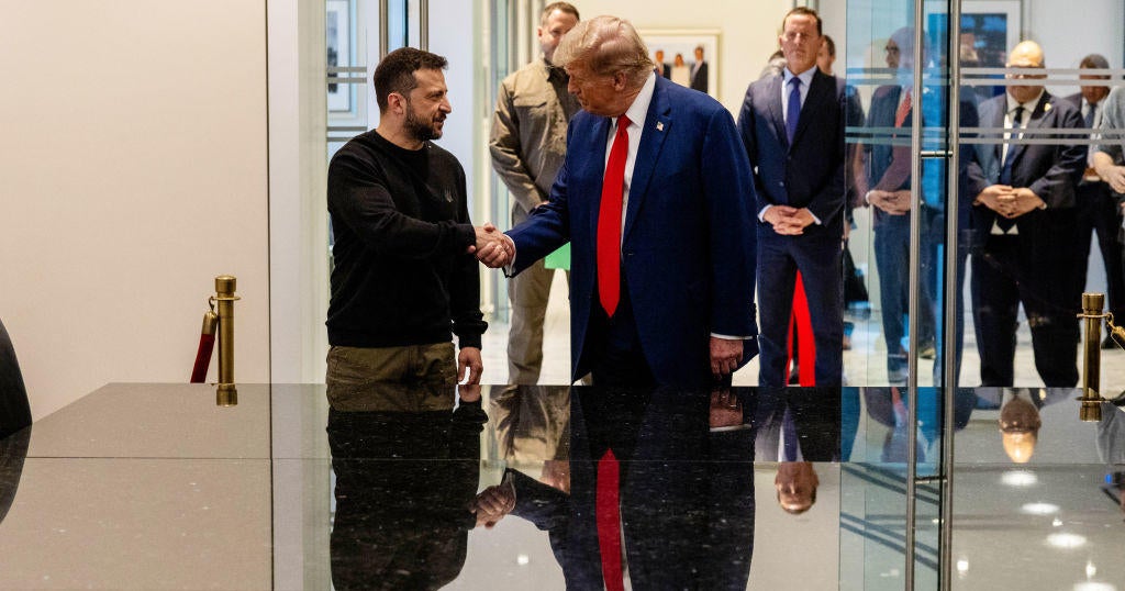 Trump meets with Zelenskyy in New York, vowing to resolve Ukraine war "very quickly"