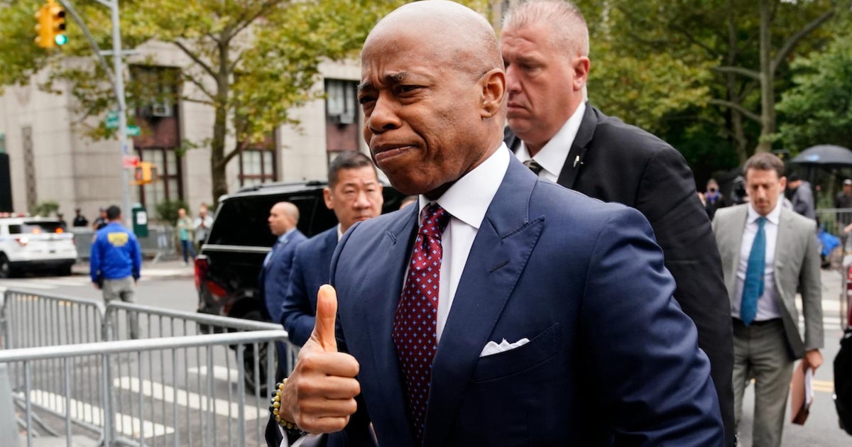 New York City Mayor Eric Adams arraigned