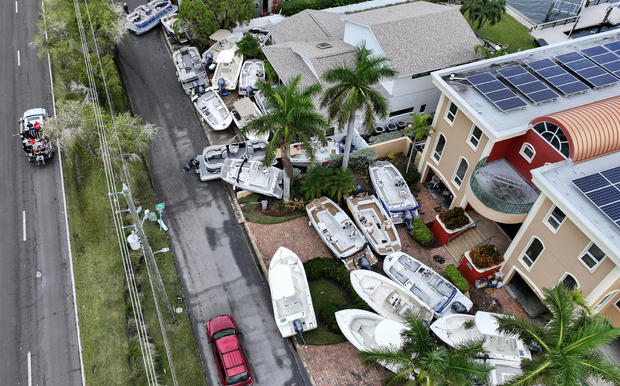 Hurricane Helene Hits Gulf Coast Of Florida 