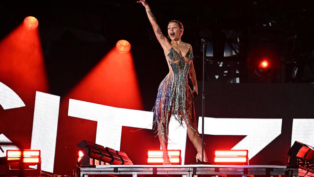 Doja Cat rehearses ahead of Global Citizen Festival in Central Park on September 27, 2024 in New York City. 