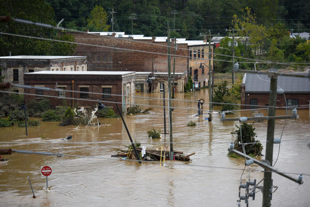 Hurricane Helene Causes Massive Flooding Across Swath Of Western North Carolina 