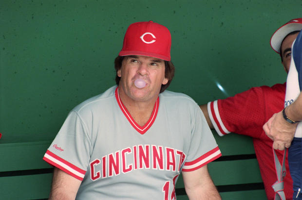 Pete Rose as Cincinnati Reds manager 