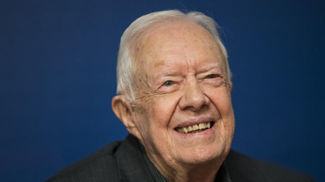 Jimmy Carter Signs Copies Of His New Book "Faith: A Journey For All" 