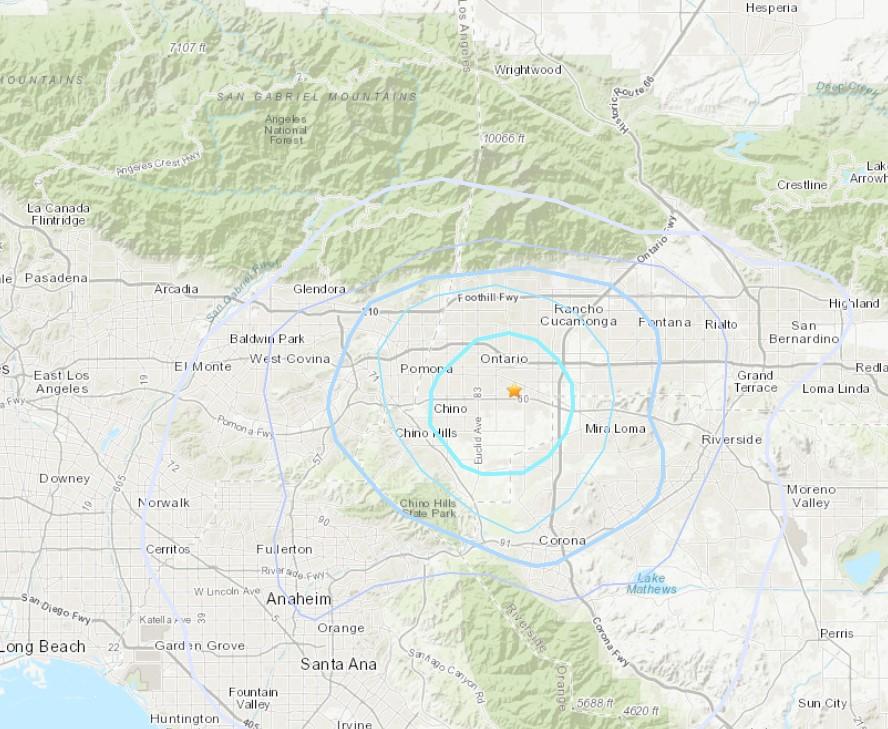 3.5-magnitude earthquake strikes near Ontario - CBS Los Angeles